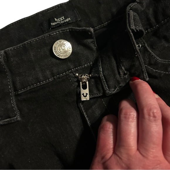 True Religion ‘Ricky’ Black Jeans - Picture 8 of 12